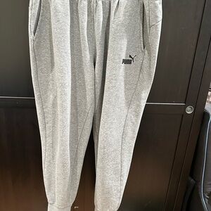 Puma Light Gray Track Pants